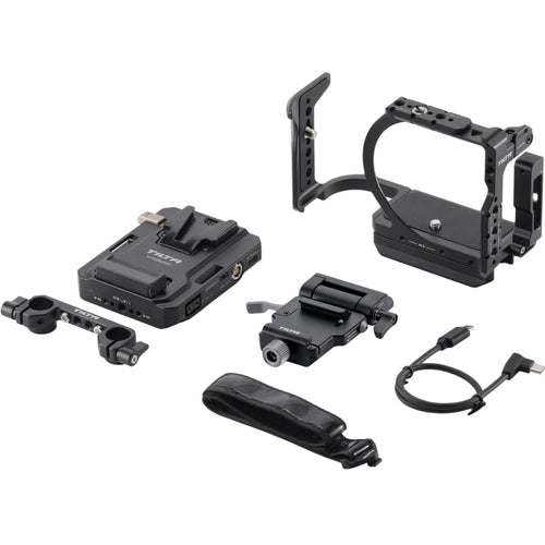 Tilta Camera Cage for Canon R6 V Power Kit - Black