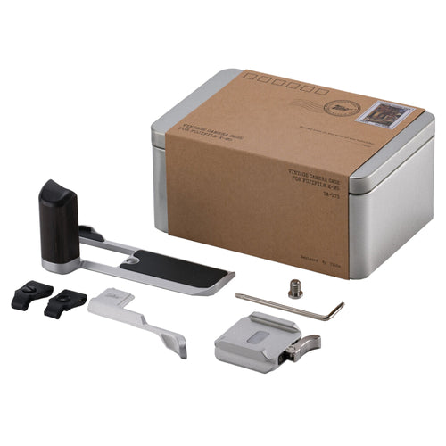Tilta Vintage Camera Grip Base Kit for Fujifilm X-M5 - Silver