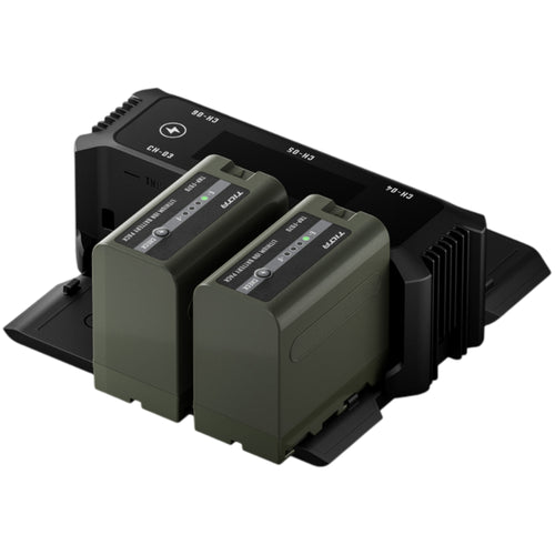 Tilta Foldable Charging Station for L-Series/NP-F Battery Kit (2 Batteries) - Black