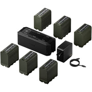 Tilta Foldable Charging Station for L-Series/NP-F Battery Kit (6 Batteries, EU) - Black