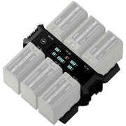 Tilta Foldable Charging Station for L-Series/NP-F (6 Channel) - Black