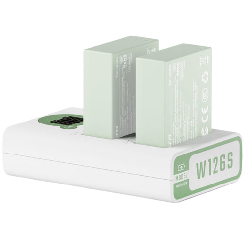 Tilta NP-W126S Kit with 2 Batteries and 2-Bay USB Charger