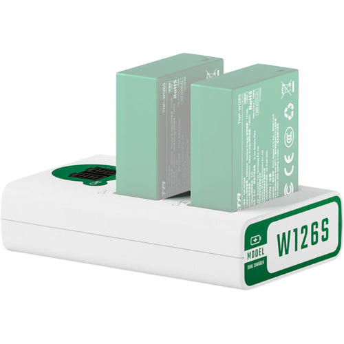 Tilta NP-W126S Kit with 2 Batteries and 2-Bay USB Charger