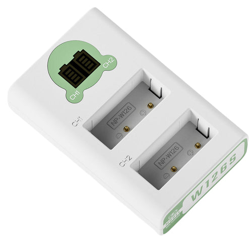 Tilta NP-W126S Kit with 2 Batteries and 2-Bay USB Charger