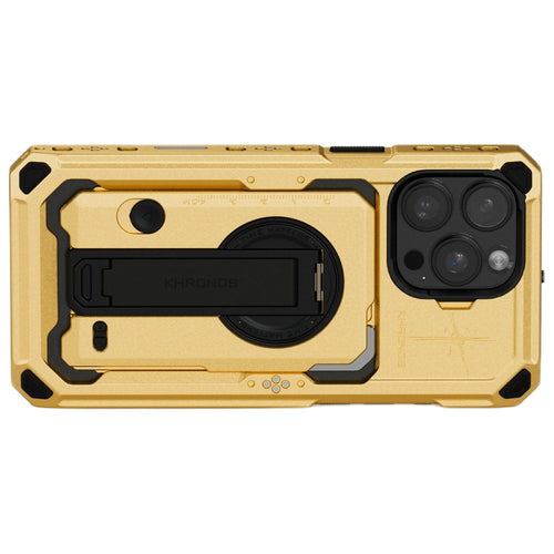 Khronos x On the Roam iPhone 16 Pro/Pro Max Case - Gold