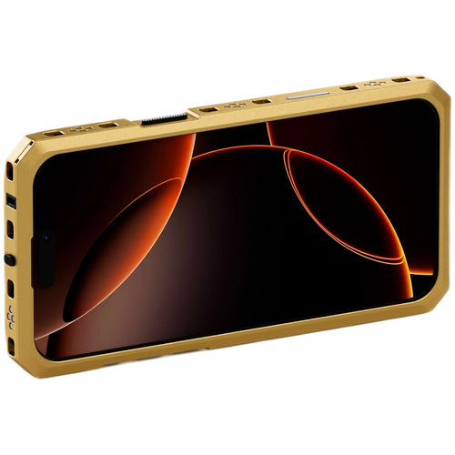Khronos x On the Roam iPhone 16 Pro/Pro Max Case - Gold