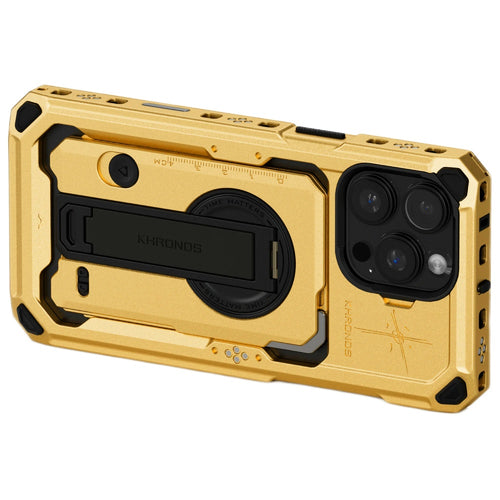 Khronos x On the Roam iPhone 16 Pro/Pro Max Case - Gold