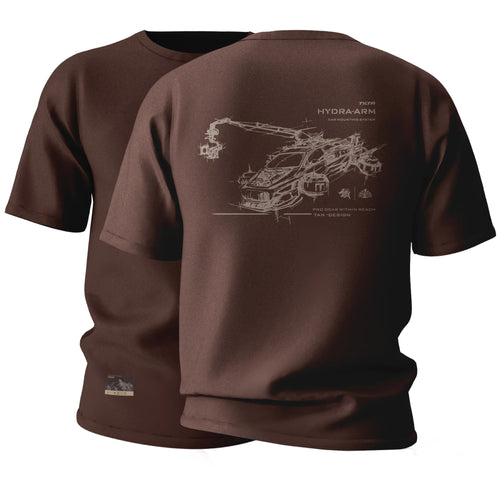 Tilta Hydra Arm Futuristic Sketch T-Shirt L