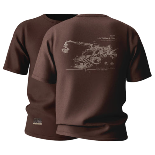 Tilta Hydra Arm Futuristic Sketch T-Shirt XL