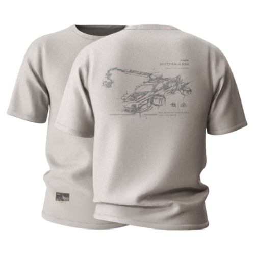 Tilta Hydra Arm Futuristic Sketch T-Shirt XXL