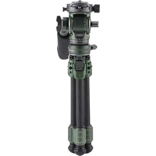 Tilta VT03 Tabletop Video Fluid Head with 1-Stage Carbon Fiber Tripod Legs