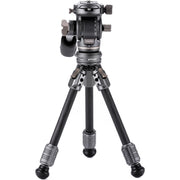 Tilta VT03 Tabletop Video Fluid Head with 1-Stage Carbon Fiber Tripod Legs