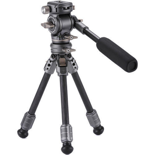 Tilta VT03 Tabletop Video Fluid Head with 1-Stage Carbon Fiber Tripod Legs