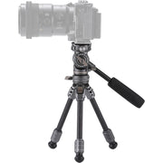 Tilta VT03 Tabletop Video Fluid Head with 1-Stage Carbon Fiber Tripod Legs