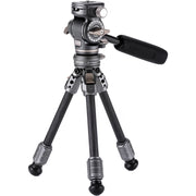 Tilta VT03 Tabletop Video Fluid Head with 1-Stage Carbon Fiber Tripod Legs