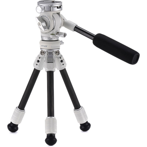 Tilta VT03 Tabletop Video Fluid Head with 1-Stage Carbon Fiber Tripod Legs