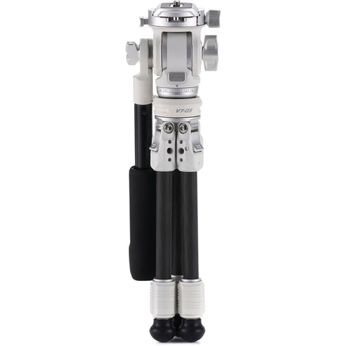 Tilta VT03 Tabletop Video Fluid Head with 1-Stage Carbon Fiber Tripod Legs
