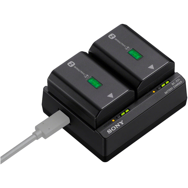 Sony BC-ZD1 USB-C Dual Charger with PD for FZ100 Batteries