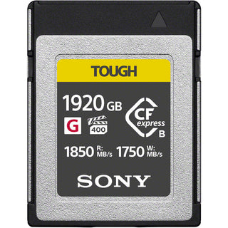 Sony Tough 1920GB CFexpress Type B 1850MB/s Memory Card