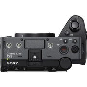 Sony FX5 Full-Frame Cinema Camera with DVF-EL1 OLED Viewfinder and 3x Sony NP-SA100 Batteries