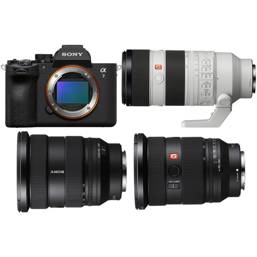 Sony a7 V with 16-35mm F2.8 GM II, FE 24-70mm F2.8 GM II and FE 70-200mm F2.8 GM II Lens