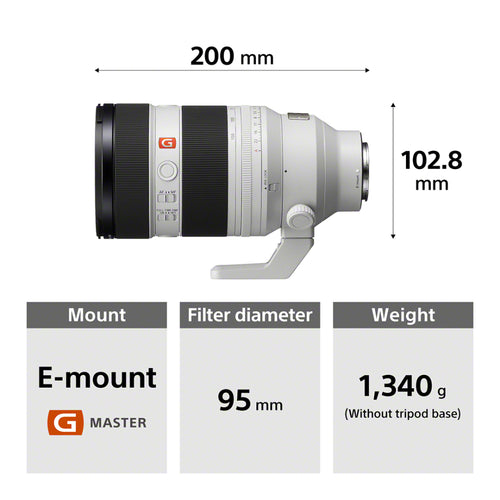 Sony FE 50-150mm f/2 GM Lens