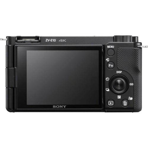 Sony ZV-E10 (Black) with E PZ 10-20mm f/4 G Lens