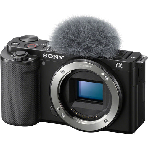 Sony ZV-E10 (Black) with Sony ZV-E10 II (Black) and FE 16-35mm F4 PZ G Lens
