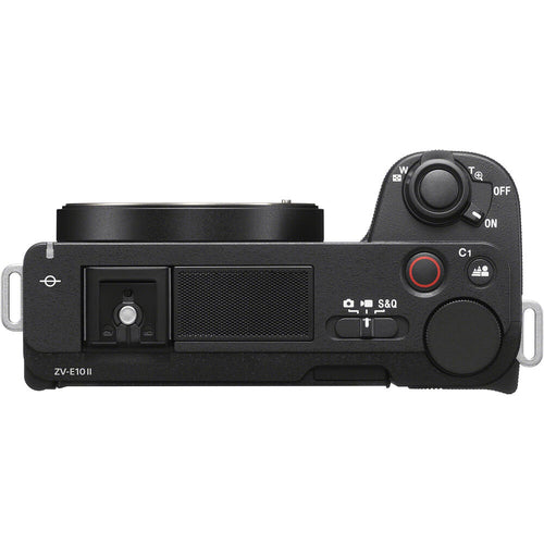Sony ZV-E10 (Black) with Sony ZV-E10 II (Black) and FE 16-35mm F4 PZ G Lens