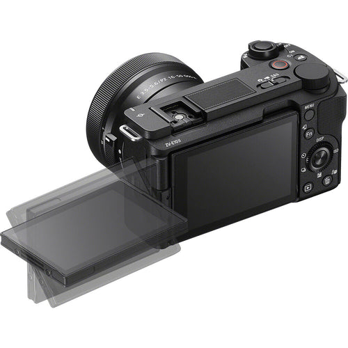 Sony ZV-E10 (Black) with Sony ZV-E10 II (Black) and FE 16-35mm F4 PZ G Lens