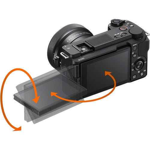 Sony ZV-E10 (Black) with Sony ZV-E10 II (Black) and FE 16-35mm F4 PZ G Lens