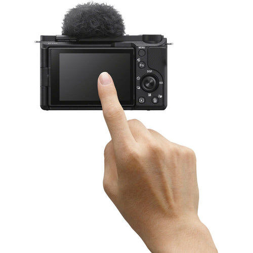 Sony ZV-E10 (Black) with Sony ZV-E10 II (Black) and FE 16-35mm F4 PZ G Lens