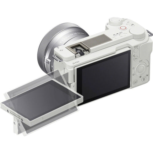 Sony ZV-E10 II (White) with E PZ 10-20mm f/4 G Lens