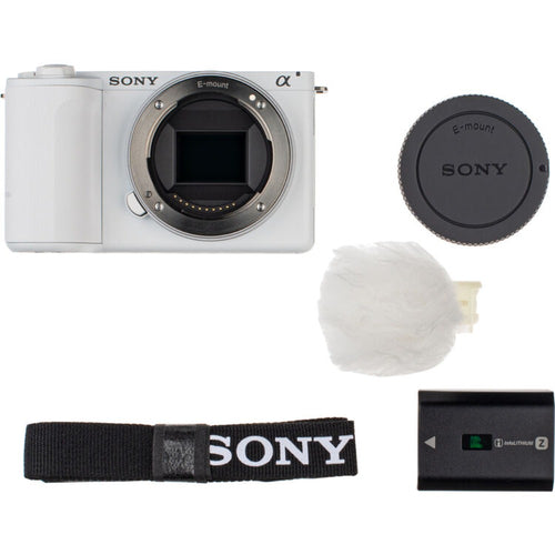 Sony ZV-E10 II (White) with 11mm f/1.8 Lens
