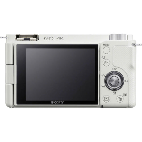 Sony ZV-E10 (White) with E PZ 10-20mm f/4 G Lens