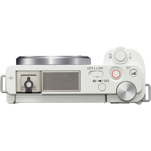 Sony ZV-E10 (White) with E PZ 10-20mm f/4 G Lens