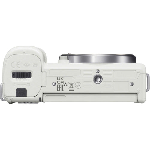 Sony ZV-E10 (White) with E PZ 10-20mm f/4 G Lens