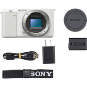 Sony ZV-E10 (White) with E PZ 10-20mm f/4 G Lens