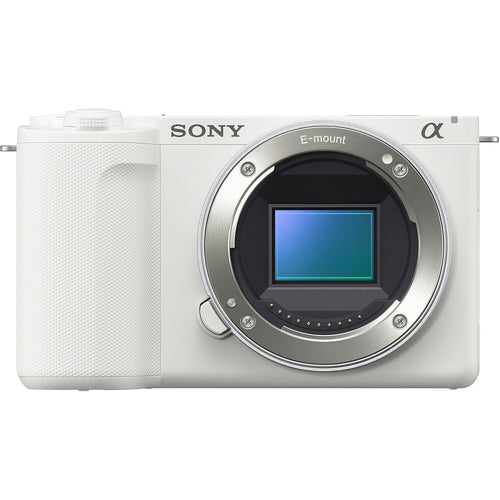 Sony ZV-E10 (White) with Sony ZV-E10 II (White) and FE 16-35mm F4 PZ G Lens