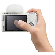 Sony ZV-E10 (White) with Sony ZV-E10 II (White) and FE 16-35mm F4 PZ G Lens
