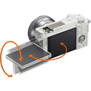 Sony ZV-E10 (White) with Sony ZV-E10 II (White) and FE 16-35mm F4 PZ G Lens