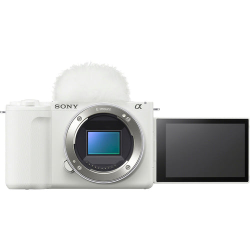 Sony ZV-E10 (White) with Sony ZV-E10 II (White) and FE 16-35mm F4 PZ G Lens