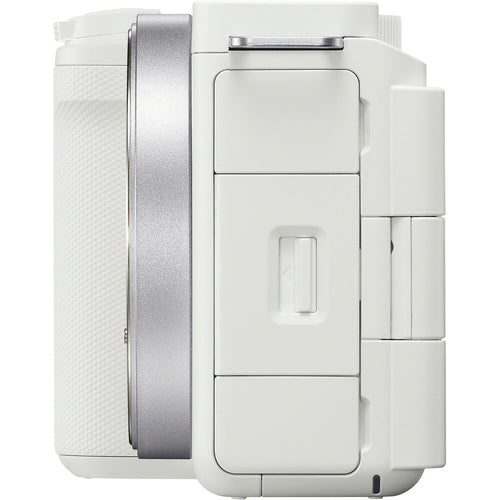 Sony ZV-E10 (White) with Sony ZV-E10 II (White) and FE 16-35mm F4 PZ G Lens