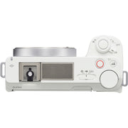 Sony ZV-E10 (White) with Sony ZV-E10 II (White) and FE 16-35mm F4 PZ G Lens