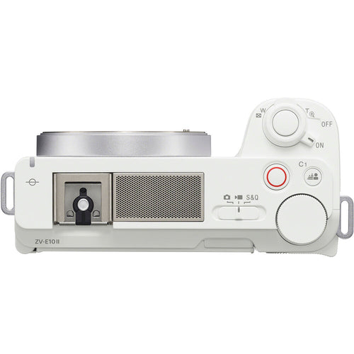 Sony ZV-E10 (White) with Sony ZV-E10 II (White) and FE 16-35mm F4 PZ G Lens