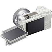 Sony ZV-E10 (White) with Sony ZV-E10 II (White) and FE 16-35mm F4 PZ G Lens