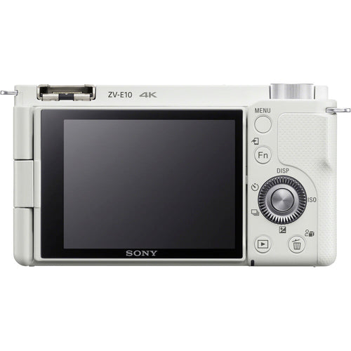 Sony ZV-E10 (White) with Sony ZV-E10 II (White) and FE 16-35mm F4 PZ G Lens