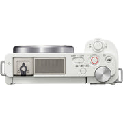 Sony ZV-E10 (White) with Sony ZV-E10 II (White) and FE 16-35mm F4 PZ G Lens