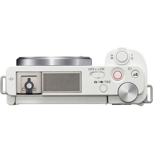 Sony ZV-E10 (White) with Sony ZV-E10 II (White) and FE 16-35mm F4 PZ G Lens