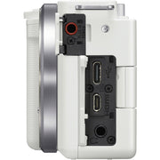 Sony ZV-E10 (White) with Sony ZV-E10 II (White) and FE 16-35mm F4 PZ G Lens